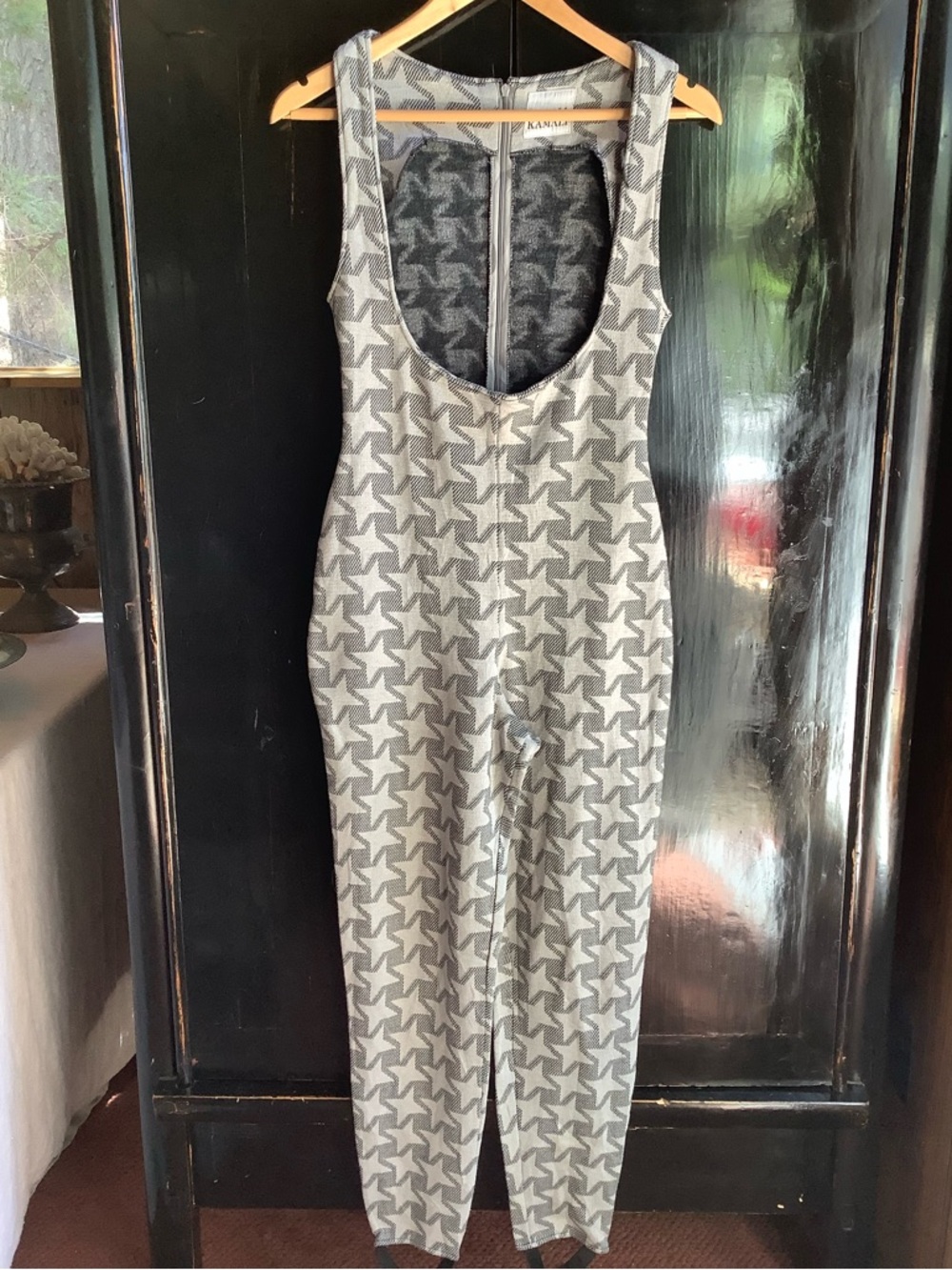 VTG 1990s Norma Kamali Unitard Stirrups Archival